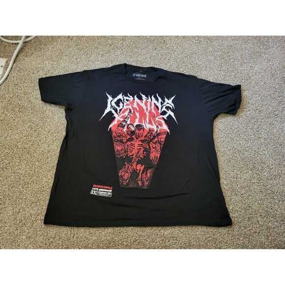 Ice Nine Kills Red Coffin The silver Scream Plus size XXL Black T-Shirt - Picture 12 of 12